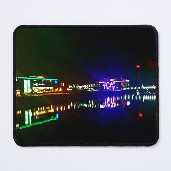 Item preview, Night light reflections on the River Clyde photo  designed and sold by WorldOfWendyArt.