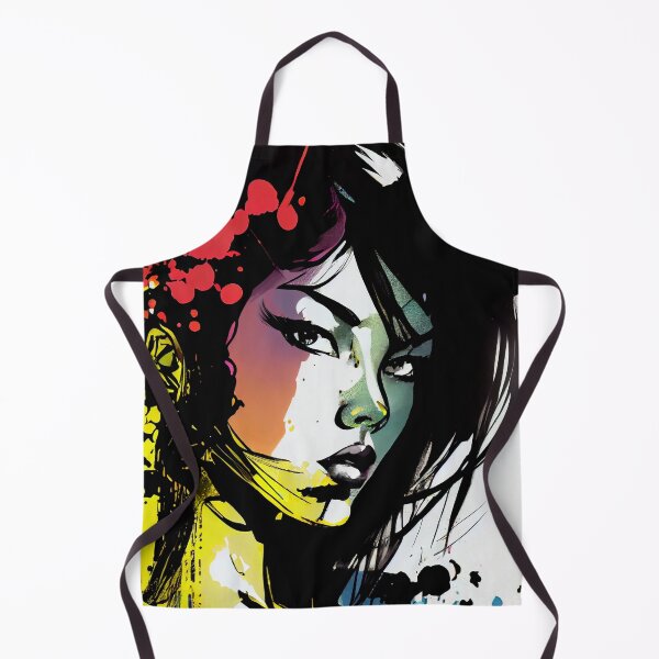 Item preview, Beautiful Asian Woman - Pop Art designed and sold by ShadowAndSlate.
