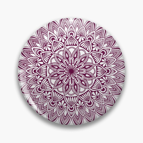 Item preview, Mandala (maroon) designed and sold by Calen  Picard-Carroll.
