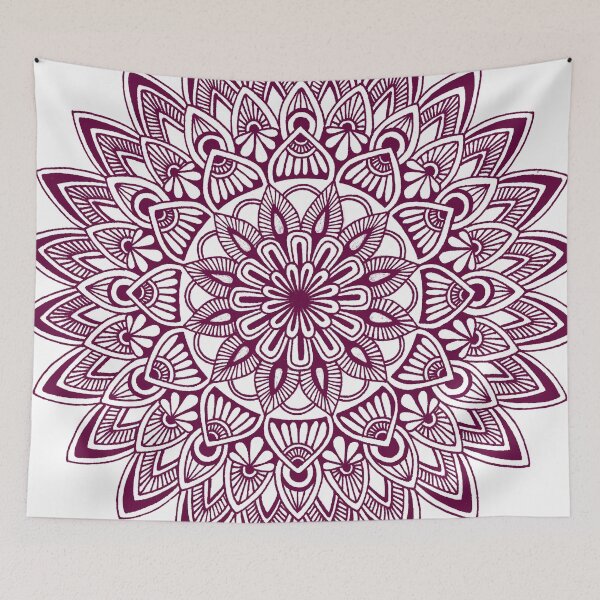 Item preview, Mandala (maroon) designed and sold by Calen  Picard-Carroll.