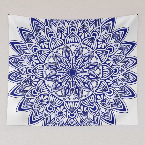 Item preview, Mandala (navy blue) designed and sold by Calen  Picard-Carroll.