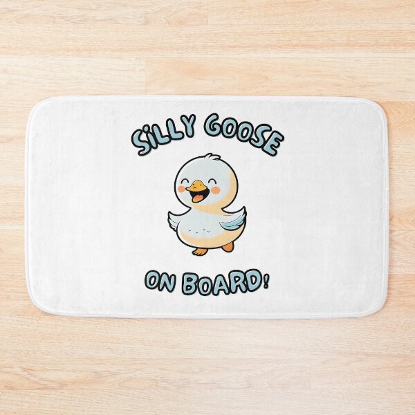Item preview, Silly goose on board cute cartoon designed and sold by KaizenGraphics.