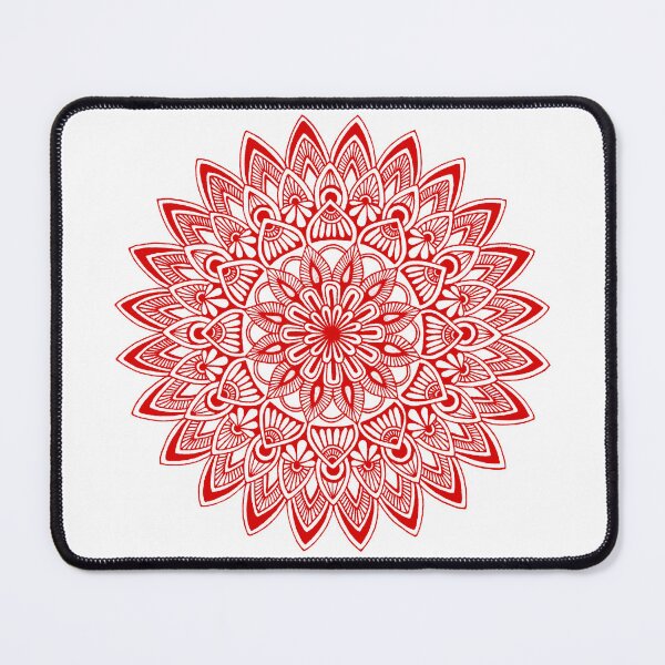 Item preview, Mandala (red) designed and sold by Calen Picard-Carroll.
