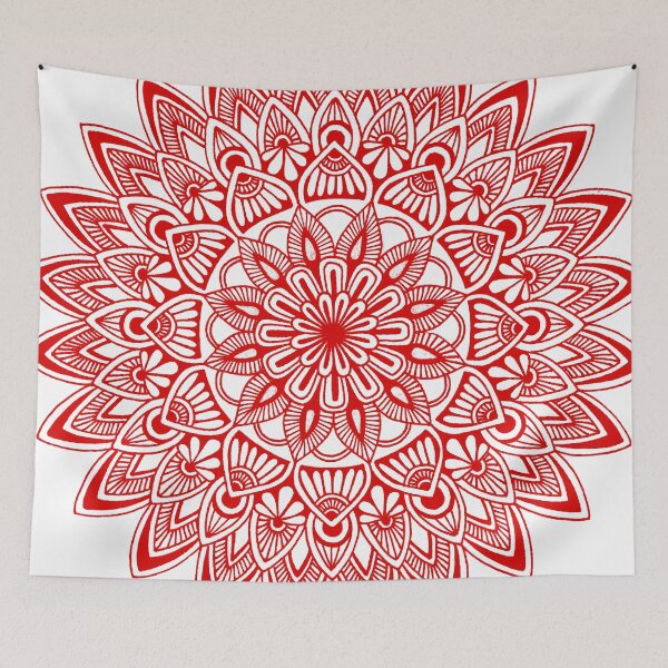 Item preview, Mandala (red) designed and sold by Calen  Picard-Carroll.