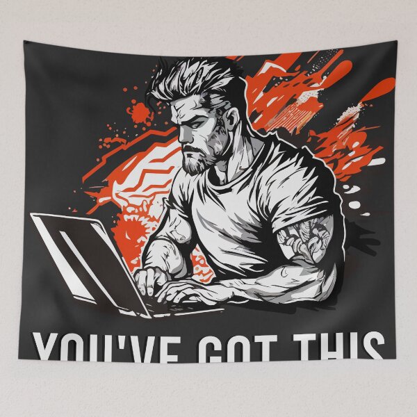 Item preview, You've Got This, Boss Man (Dark) designed and sold by Jay Mayor Designs.