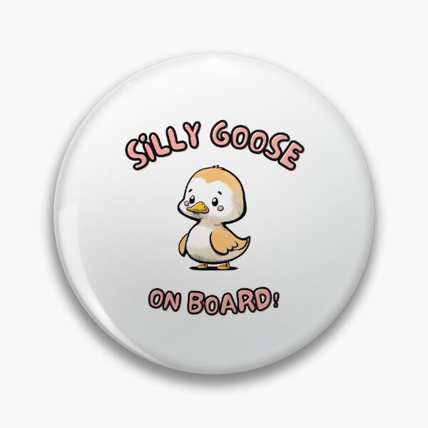 Item preview, Silly goose on board cute cartoon designed and sold by KaizenGraphics.