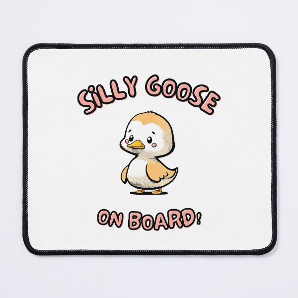 Item preview, Silly goose on board cute cartoon designed and sold by KaizenGraphics.
