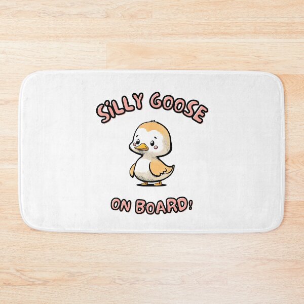 Item preview, Silly goose on board cute cartoon designed and sold by KaizenGraphics.