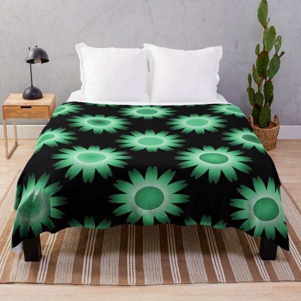 Item preview, Green floral tile designed and sold by janusa.