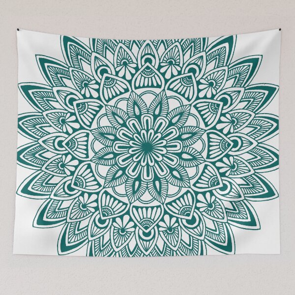 Item preview, Mandala (teal) designed and sold by Calen  Picard-Carroll.