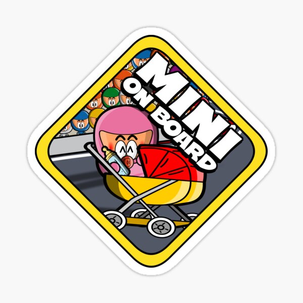 MiniGirl on board Sticker