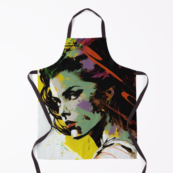 Item preview, Beautiful Dangerous Brunette - Pop Art designed and sold by ShadowAndSlate.