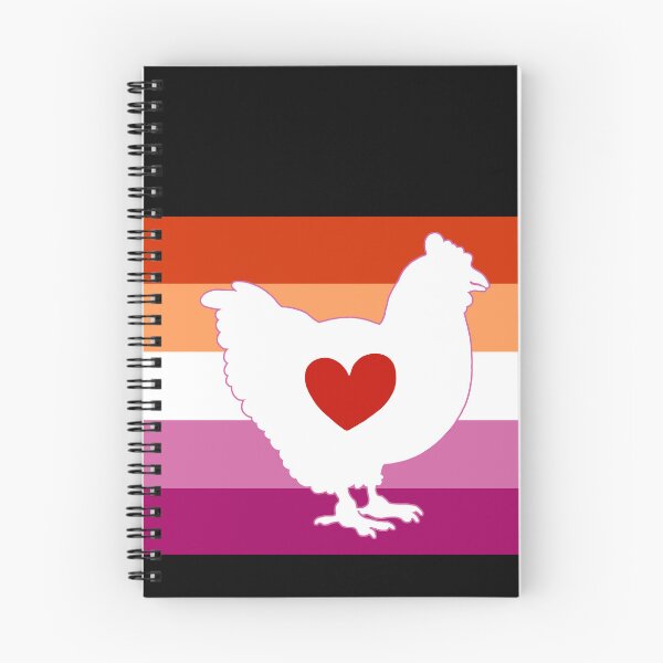 Item preview, Chicken Lover - LGBTQ Lesbian Flag Heart 01 designed and sold by Puddmuppy.