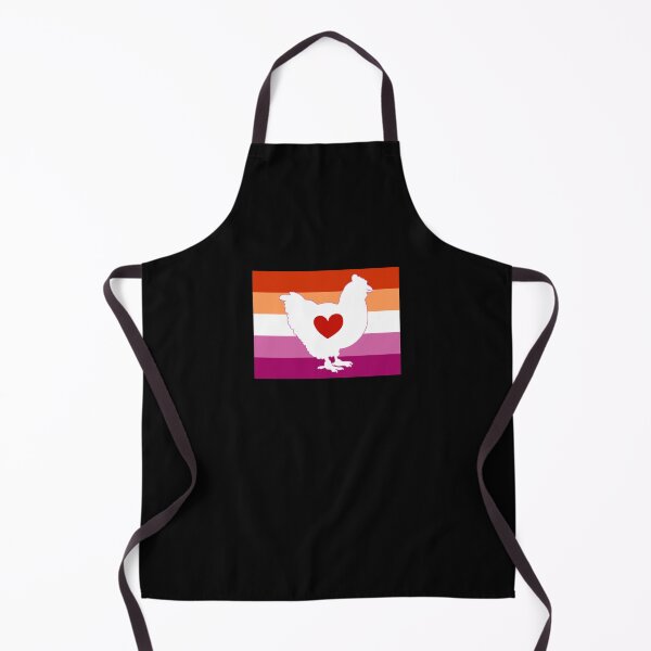 Item preview, Chicken Lover - LGBTQ Lesbian Flag Heart 01 designed and sold by Puddmuppy.