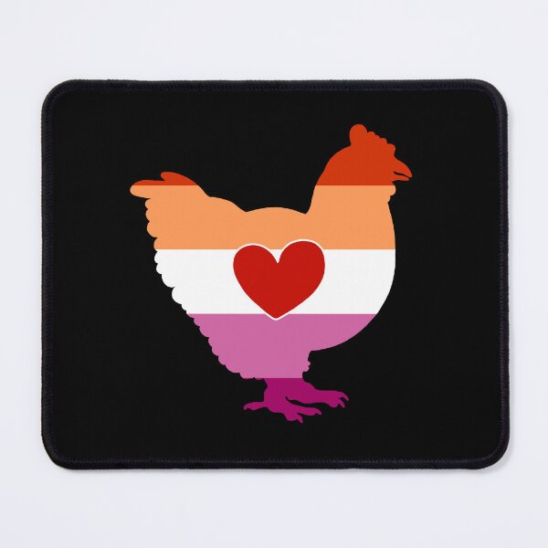 Item preview, Chicken Lover - LGBTQ lesbian Flag Heart 02 designed and sold by Puddmuppy.