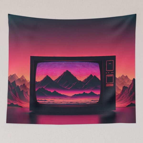Item preview, The Channel of the Future: A Synthwave Transmission designed and sold by Mullet Monkey.