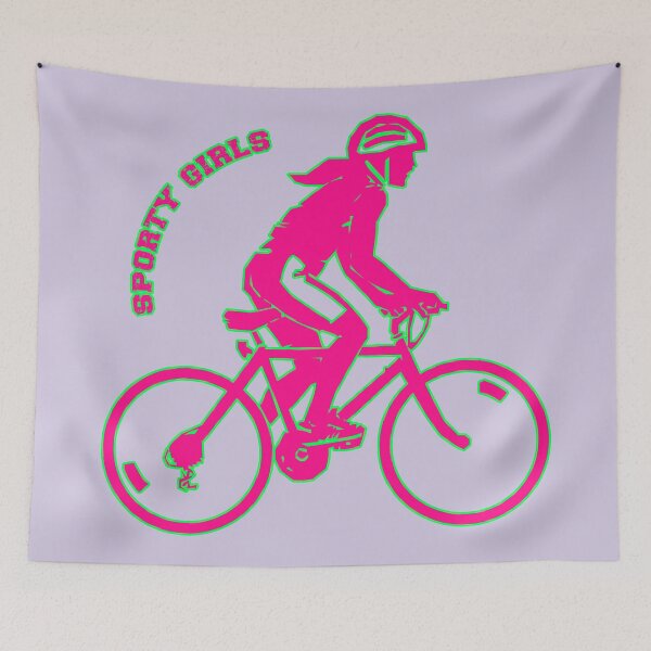 Item preview, Sporty cyclist girl designed and sold by Astralia.