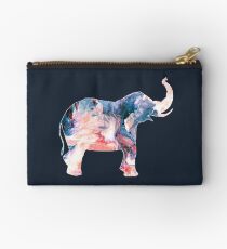 Aquarell Elefant Swirl Täschchen