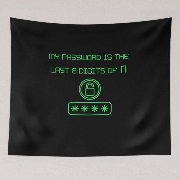 Item preview, My Password is Pi" Funny Math Nerd designed and sold by picopy.