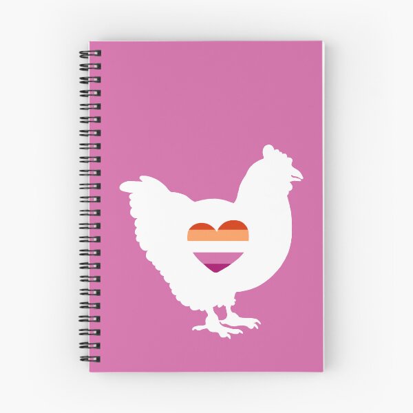 Item preview, Copy of Chicken Lover - LGBTQ lesbian Flag Heart 03 Pink designed and sold by Puddmuppy.