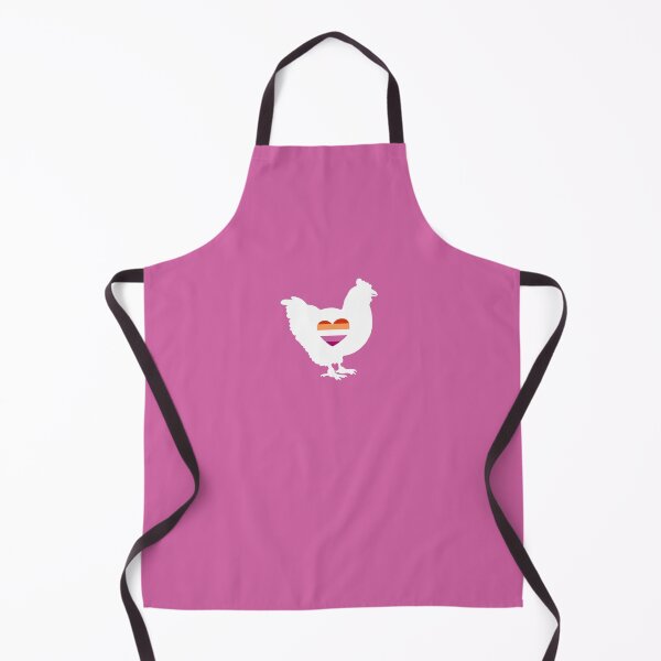 Item preview, Copy of Chicken Lover - LGBTQ lesbian Flag Heart 03 Pink designed and sold by Puddmuppy.