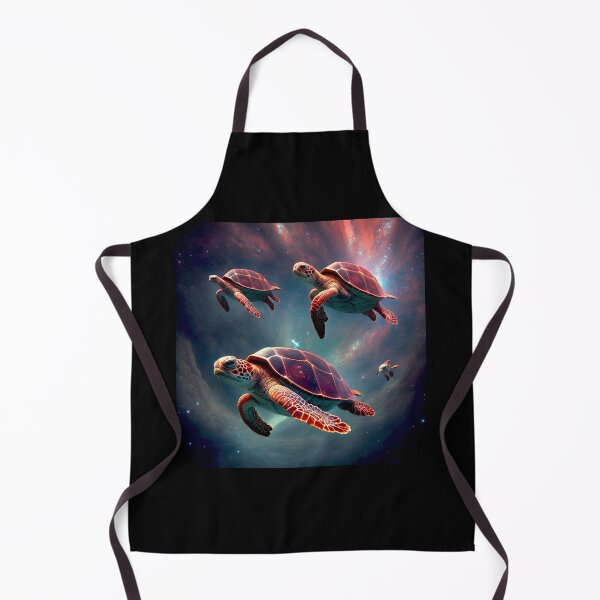 Item preview, Red Turtles Swimming in Space designed and sold by Chiron WADE.