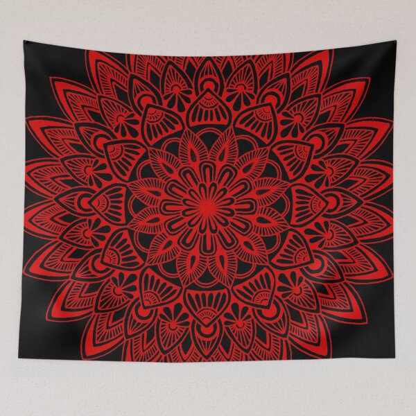 Item preview, Mandala (red) designed and sold by Calen  Picard-Carroll.