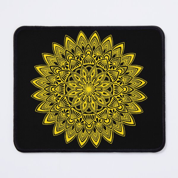 Item preview, Mandala (yellow) designed and sold by Calen Picard-Carroll.