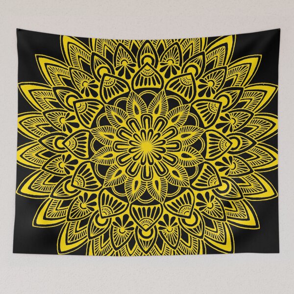 Item preview, Mandala (yellow) designed and sold by Calen  Picard-Carroll.