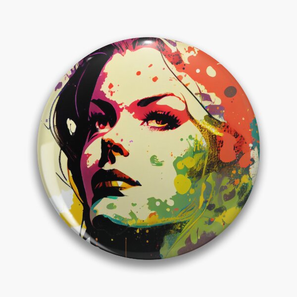 Artikelvorschau, Attractive Brunette - Pop Art entworfen und verkauft von ShadowAndSlate.