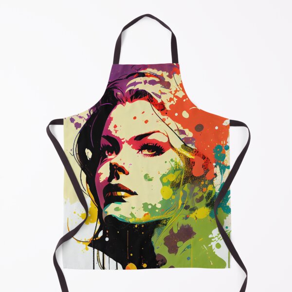 Item preview, Attractive Brunette - Pop Art designed and sold by ShadowAndSlate.
