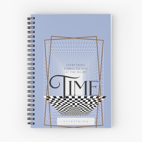 Item preview, Everything Comes to You at the Right Time motivational positive attitude design designed and sold by tranquilbeach.
