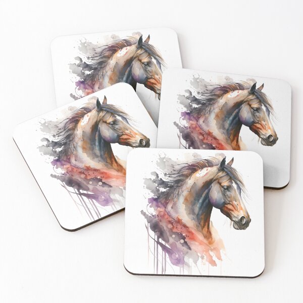 Item preview, Colourful Horse Portrait designed and sold by Shanina Conway.