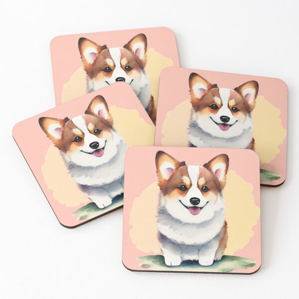 Item preview, Cute Corgi Puppy Art 4 designed and sold by cutiepeupies.