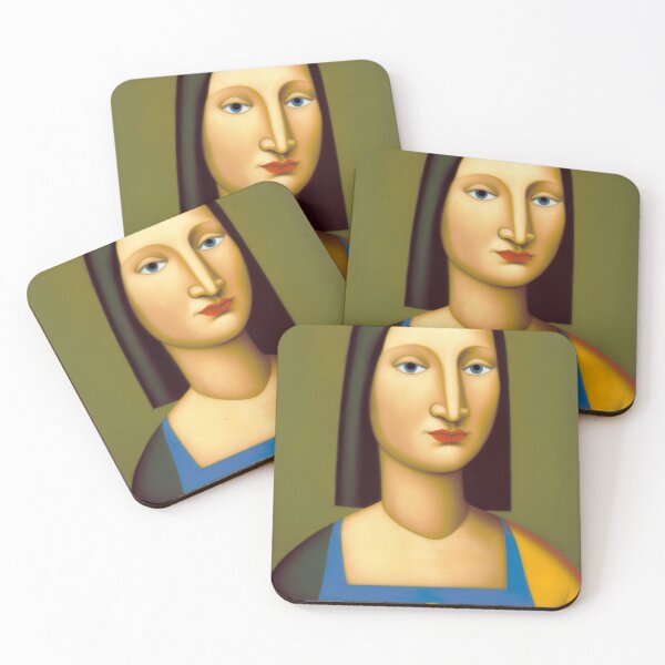 Item preview, Mona Lisa in Tarsila do Amaral Style designed and sold by unrealartwork.