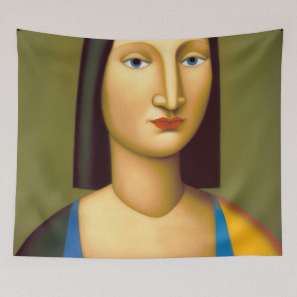 Item preview, Mona Lisa in Tarsila do Amaral Style designed and sold by unrealartwork.
