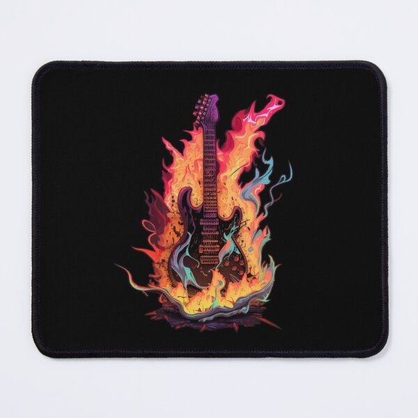 Item preview, Electric Guitar In Flames designed and sold by Ideallity.