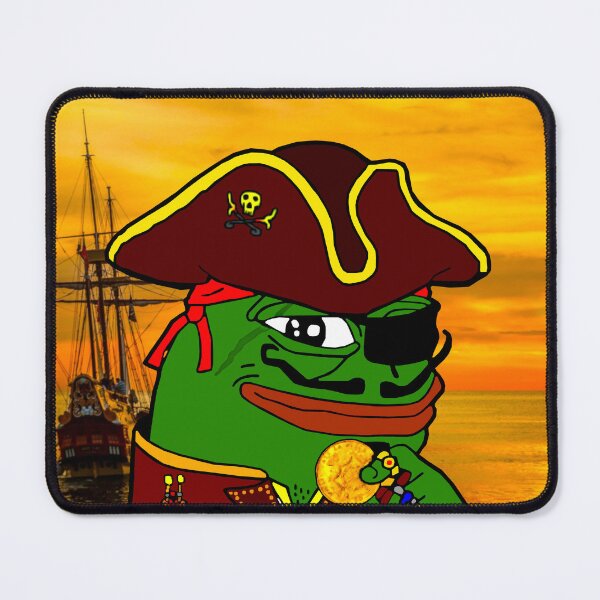 Item preview, Rare Pirate Pepe  designed and sold by Slav-Art.