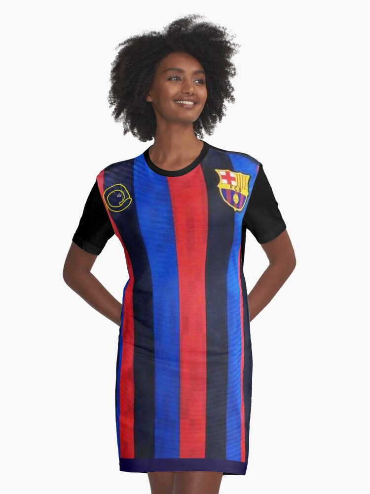 soccer fc barcelona azulgrana Graphic T Shirt Dress by Pamiesbe Redbubble