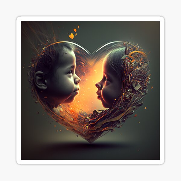 Heart of gold Sticker