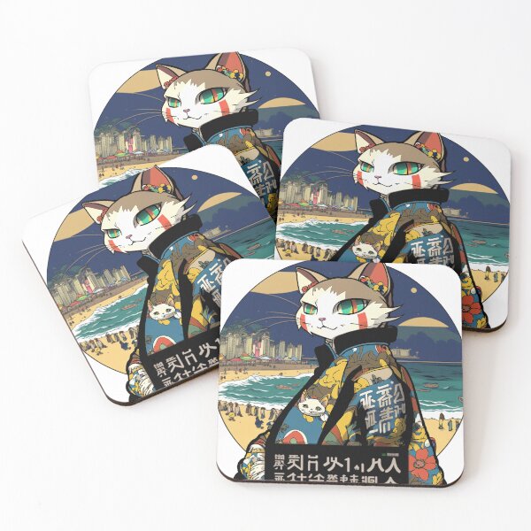 Item preview, Neko Model Summer Cat designed and sold by TokyoHustle.