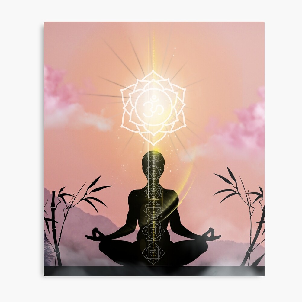 Vibrant Chakra Yoga Zen Meditation | Graphic T-Shirt