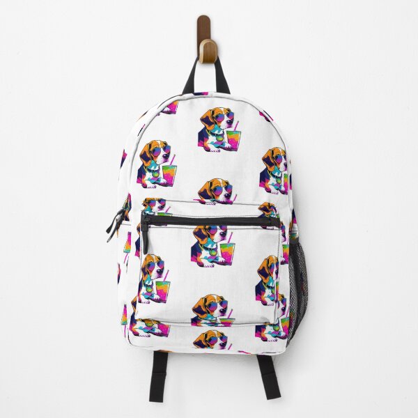 Item preview, Funny Beagle Design Sticker Dog Tropical Summer Vacay Mode Vacation designed and sold by reddrive88.