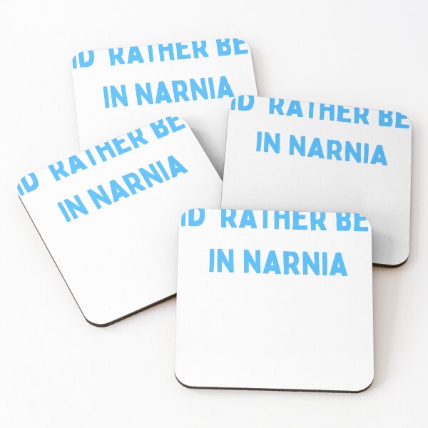 Item preview, I’d rather be in narnia /funny bookworm book quote/ lion the witch and the wardrobe/ office secret Santa gift designed and sold by LaundrySalt.