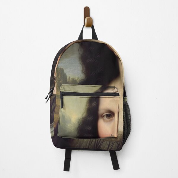 Item preview, Moustache Mona Lisa Funny Portrait designed and sold by unrealartwork.