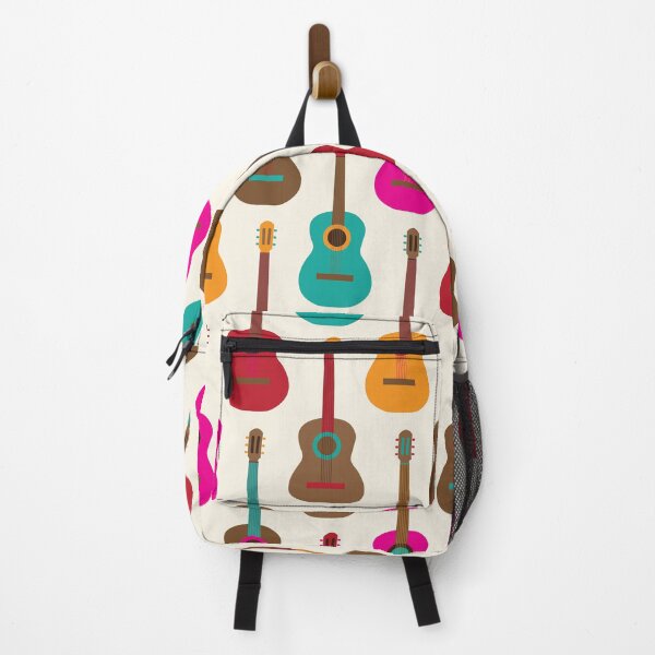 Item preview, Guitar party in teal, hot pink and chocolate designed and sold by FrancesPoff.
