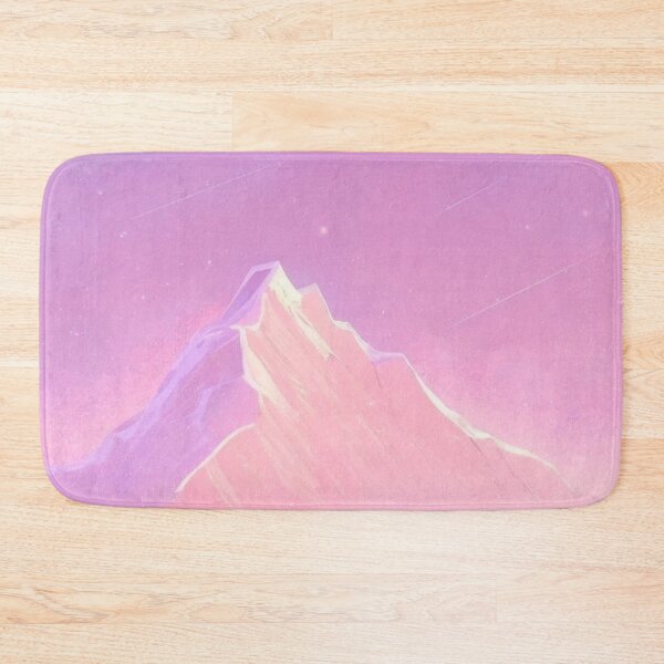 Artikelvorschau, Pink Purple Mountain Crescent Moon Sonnenaufgang entworfen und verkauft von trajeado14.
