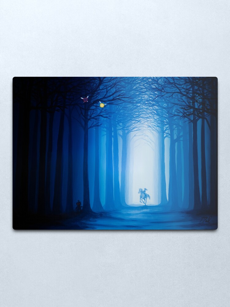 Alternate view of Horrible Fate Metal Print