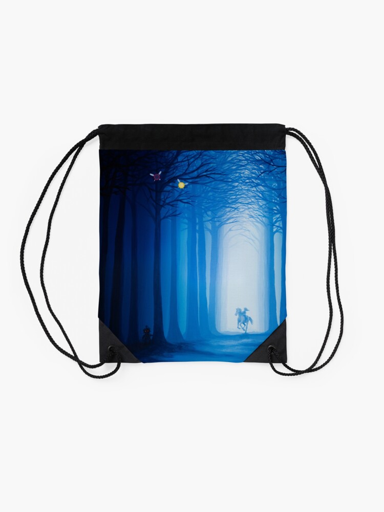 Thumbnail 2 of 3, Drawstring Bag, Horrible Fate designed and sold by MalMakes.