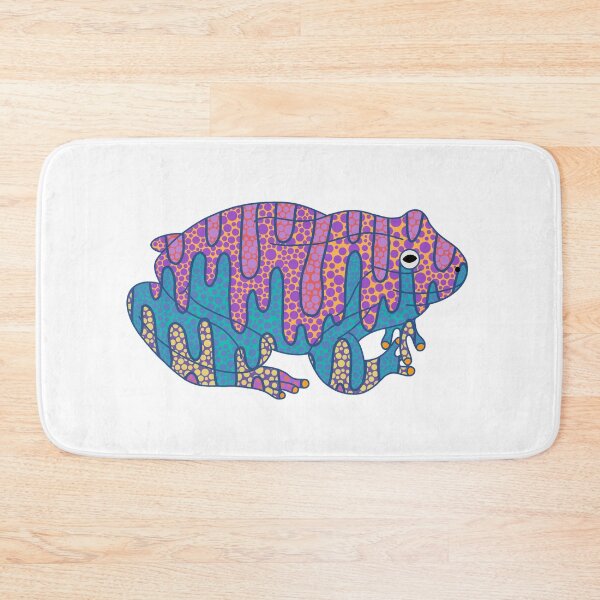 Item preview, Paint Drips & Circles Frog designed and sold by Leah Haas.
